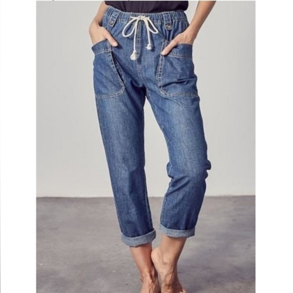 Denim Blue Cargo Pants BRAND NEW